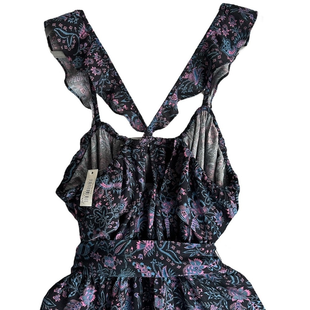 Goodthreads Women Floral High-Low Ruffle Dress – Size L - Picture 4 of 5